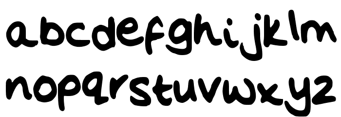Flo__s_Handwriting Font LOWERCASE