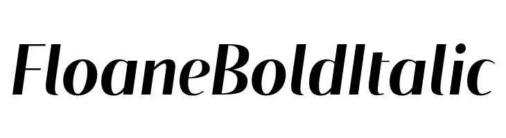 Floane Bold Italic  لخطوط تنزيل