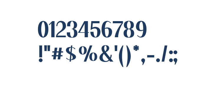 Floane Bold Other Characters