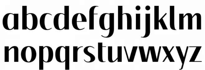 Floane Bold フォント 小文字