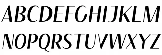 Floane Regular Italic Fonte MAIÚSCULAS