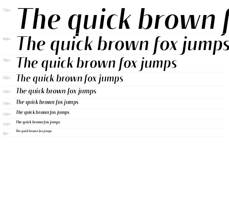 Floane Regular Italic Waterfall