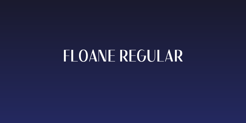 Floane Regular Social Header
