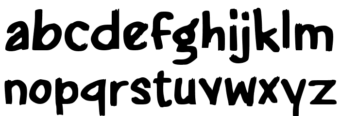 Float Drink Font LOWERCASE