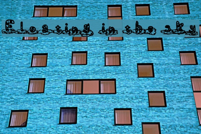 Floating in the sky Font examples