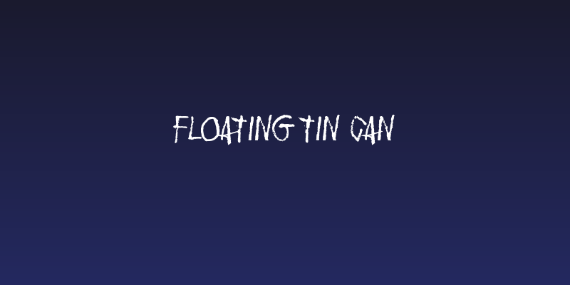 Floating tin can Social Header