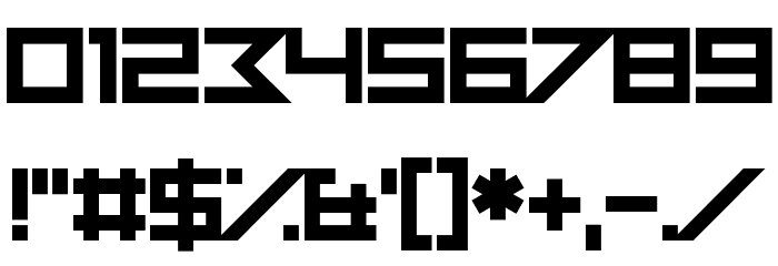 Flob Out a Bork Font OTHER CHARS