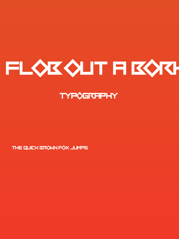 Flob Out a Bork Poster