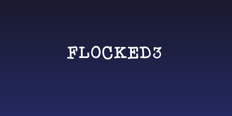 Flocked3 Social Header
