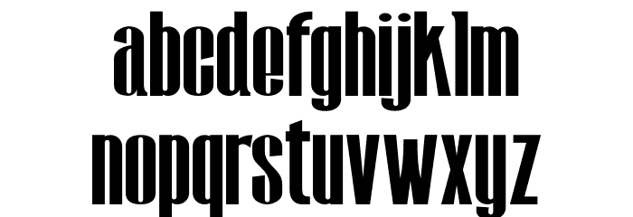 Floe Font LOWERCASE