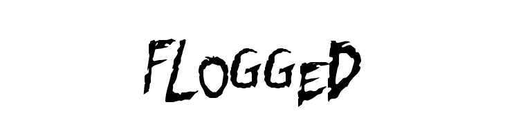 Flogged Font