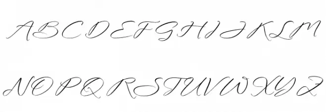 Flomeshine Brigters Caratteri MAIUSCOLE