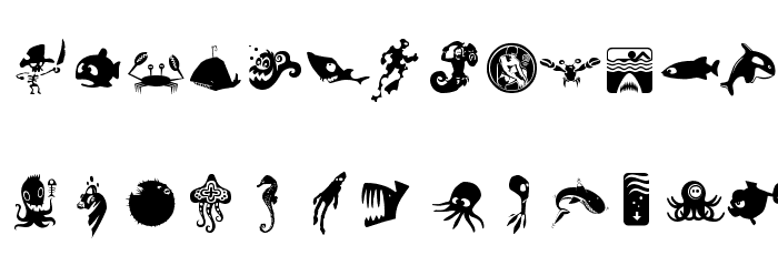 Flood Icons Font LOWERCASE
