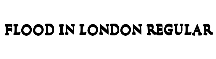 Flood In London Regular  font caratteri gratis