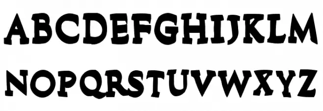 Flood In London Regular Font Alte caractere