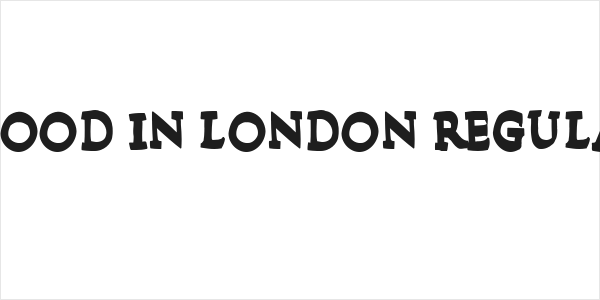 Flood In London Regular Logo