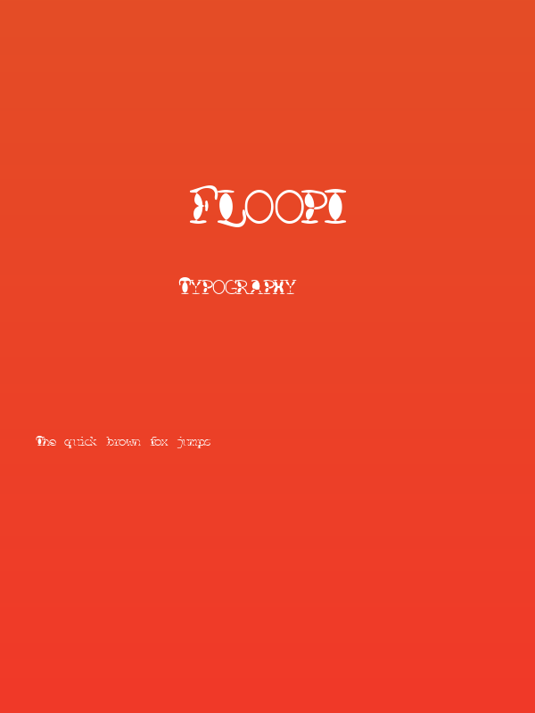 Floopi Poster