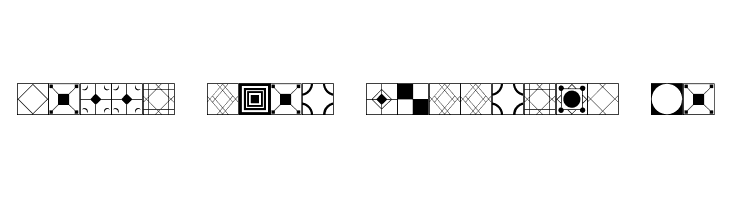 Floor Tile Patterns JL  नि: शुल्क फ़ॉन्ट्स डाउनलोड