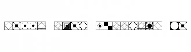 Floor Tile Patterns JL  Free Fonts Download