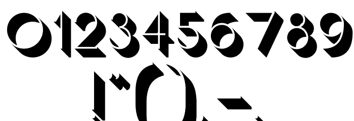 Floorlight Font OTHER CHARS