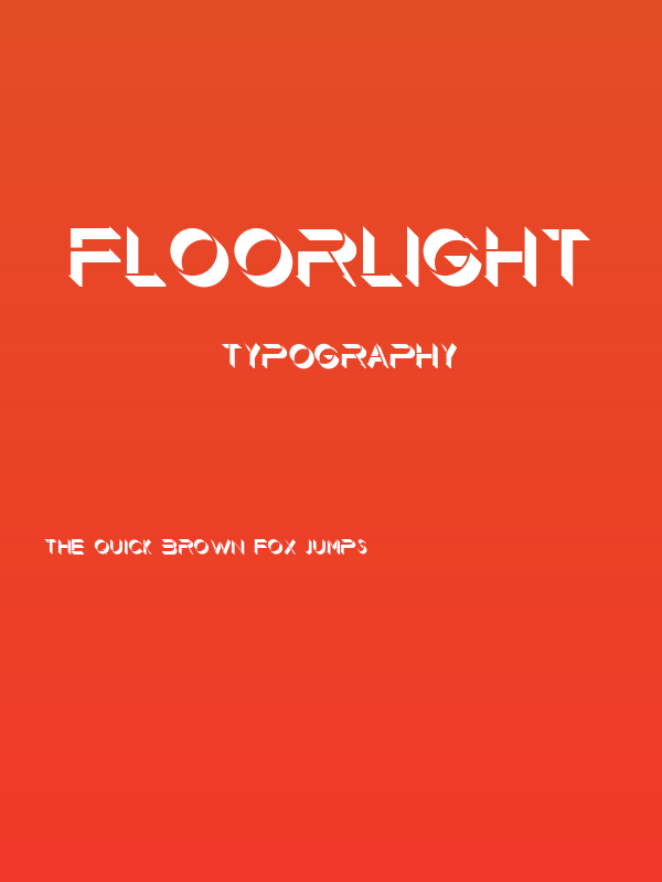 Floorlight Poster
