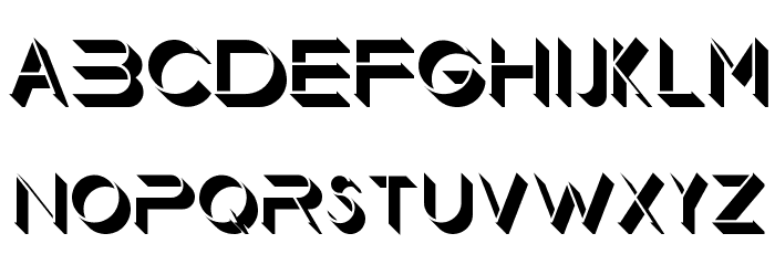 Floorlight Font LOWERCASE