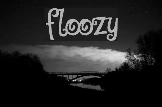 Floozy Font examples