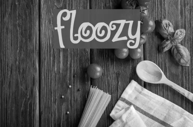 Floozy Font examples