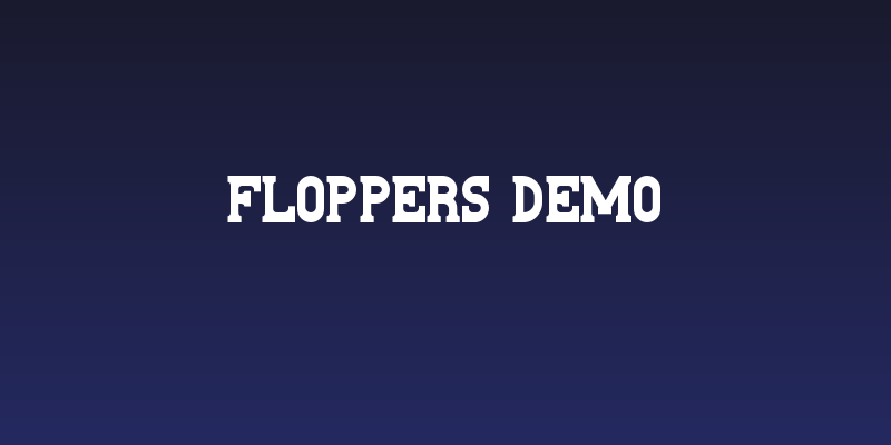 Floppers Demo Social Header