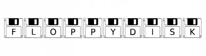 Floppy Disk  Скачать бесплатные шрифты