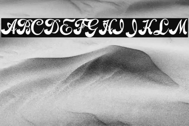 Flora Personal Use  Font examples