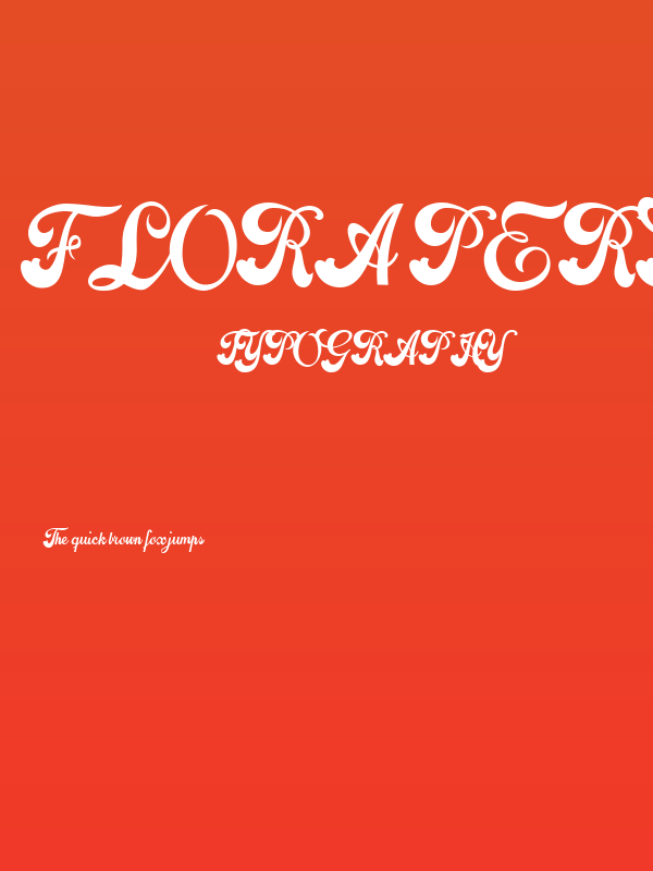 Flora Personal Use  Poster