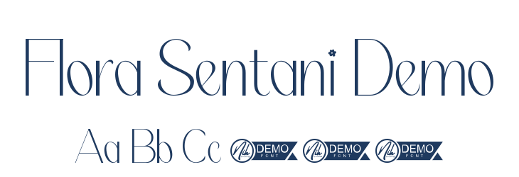 Flora Sentani Demo Font Preview