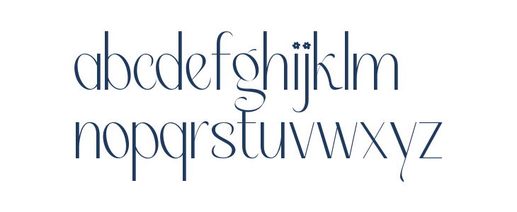 Flora Sentani Demo Lowercase