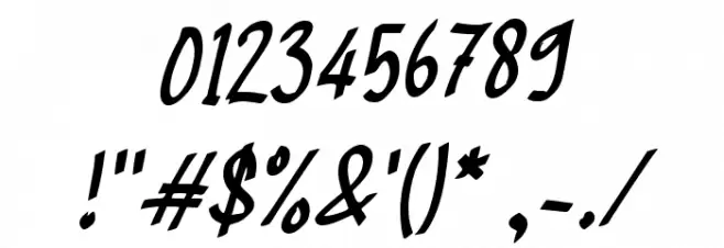 Flora Story Font OTHER CHARS