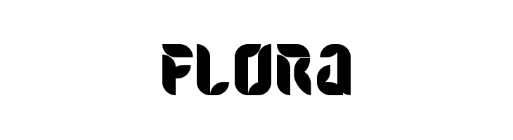 Flora  font caratteri gratis