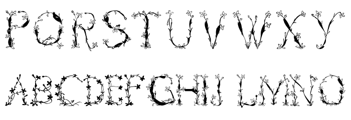 Florabetic Font OTHER CHARS