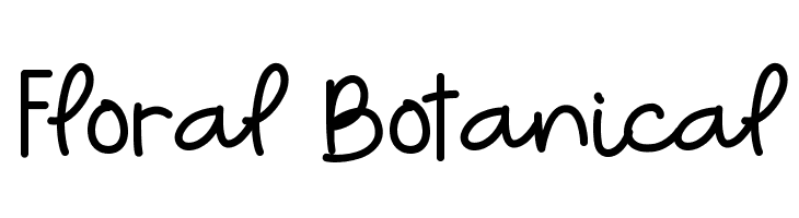 Floral Botanical  لخطوط تنزيل