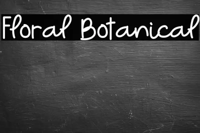 Floral Botanical Caratteri examples