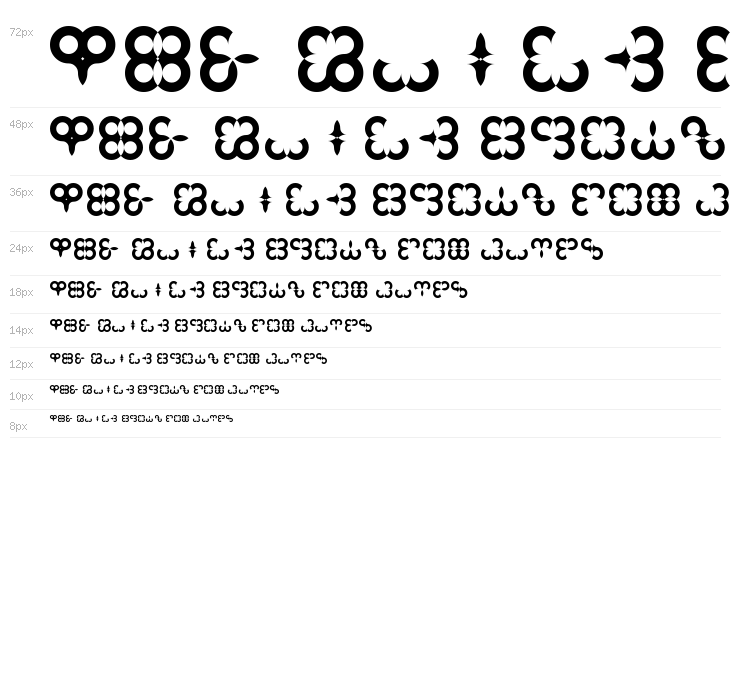 Floral Compass Waterfall