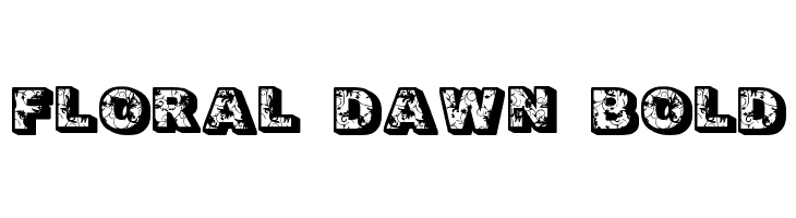 Floral Dawn Bold  Fuentes Gratis Descargar