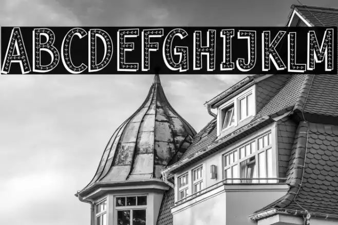 Floral Demo फ़ॉन्ट examples