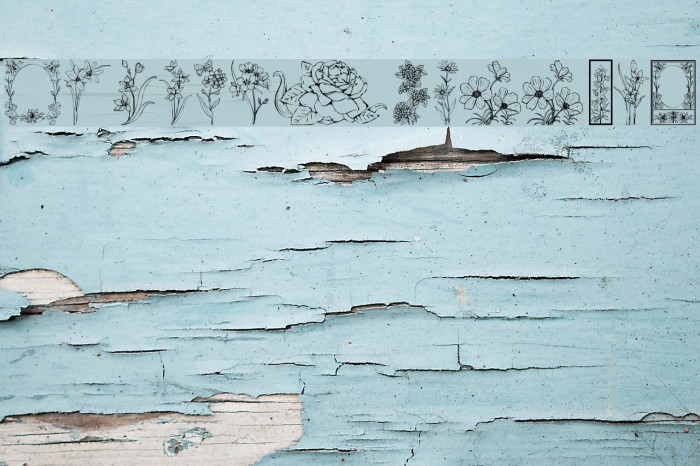 Floral Design Font examples