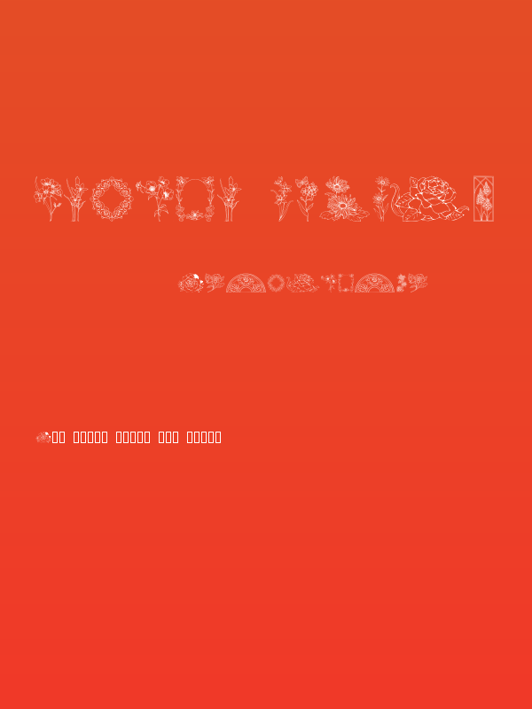 Floral Design Poster