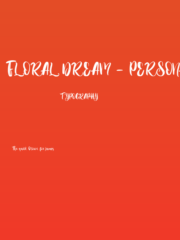 Floral Dream - personal use Poster