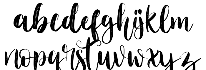 Floral Dream - personal use Font LOWERCASE