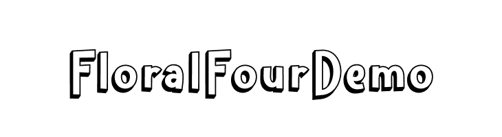 Floral Four Demo  font caratteri gratis