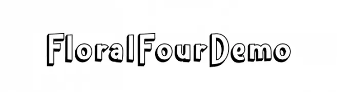 Floral Four Demo  Frei Schriftart Herunterladen