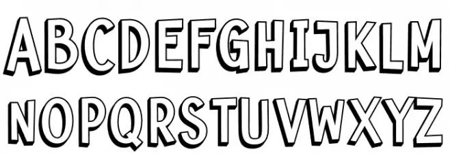 Floral Four Demo フォント 大文字