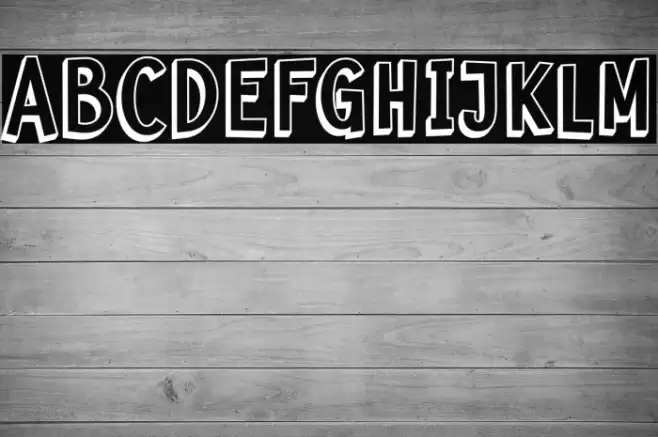 Floral Four Demo फ़ॉन्ट examples